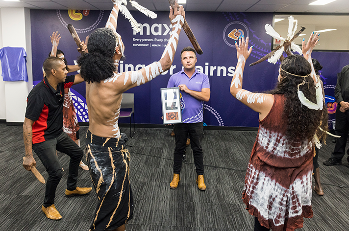 New MAX office opens in Cairns with moving Welcome to Country