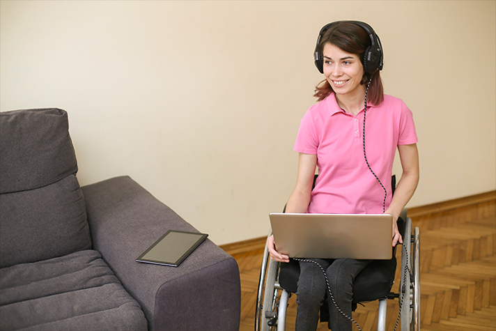 Support employees with disabilities working from home