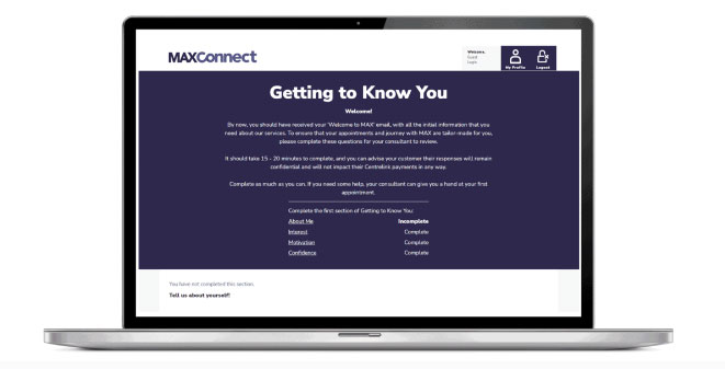 getting to know you - maxconnect jobmatch